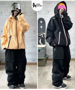 John Snow New Professional Women And Men's Ski Suit Outdoor Waterproof Breathable Snowboard Clothes Winter Snow Jacket And Pants