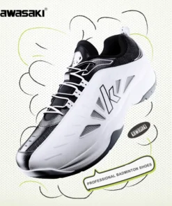 Kawasaki 2024 PANDA Badminton Shoes Professional Carbon Fiber Board Shock Absorption Men's Sneakers Women's Sports Shoes B3327