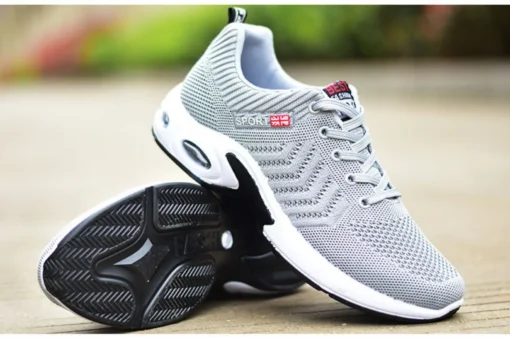 2025 new spring trend sports men's shoes Lace-up thick sole casual breathable fashion shoes Large size Wear skid resistance - Image 3