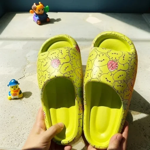 Yassia Women Soft Sole Cloud Slippers Indoor Outdoor Beach Sandals Thick Platform Summer Non Slip Flip Flops - Image 3