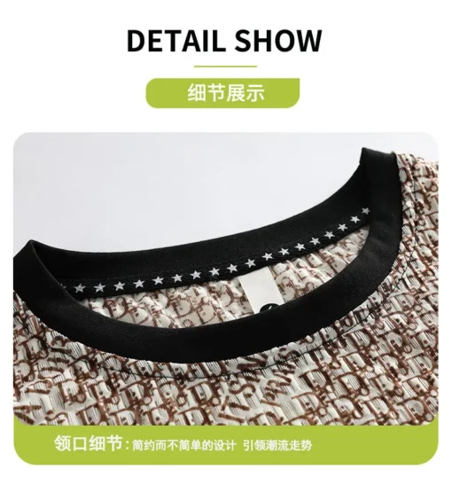 Ice Silk Short-sleeved Men's Trendy Thin T-shirt Ice Silk Speed Round Neck Half-sleeved Clothes Summer Slim Hollow T-shirt Shirt - Image 4