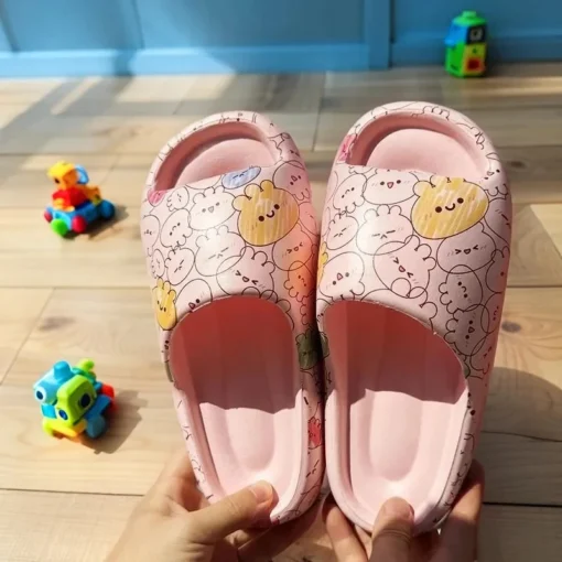 Yassia Women Soft Sole Cloud Slippers Indoor Outdoor Beach Sandals Thick Platform Summer Non Slip Flip Flops