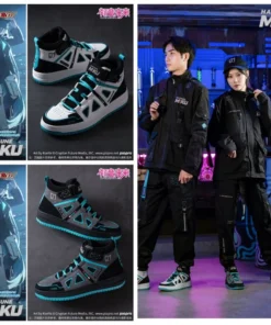 Hot Hatsune Miku Shoes for Men Vocaloid Cosplay Male Sneakers Women Tennis Sports Athletic Anime Figure Shoes Casual Shoes Gift