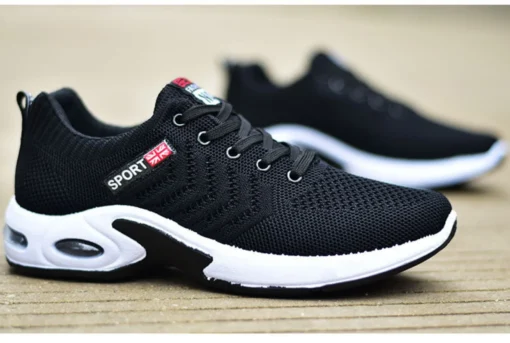 2025 new spring trend sports men's shoes Lace-up thick sole casual breathable fashion shoes Large size Wear skid resistance - Image 4