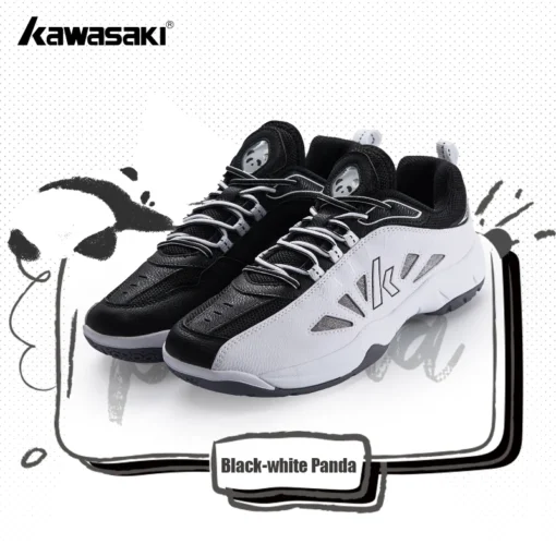 Kawasaki 2024 PANDA Badminton Shoes Professional Carbon Fiber Board Shock Absorption Men's Sneakers Women's Sports Shoes B3327 - Image 3